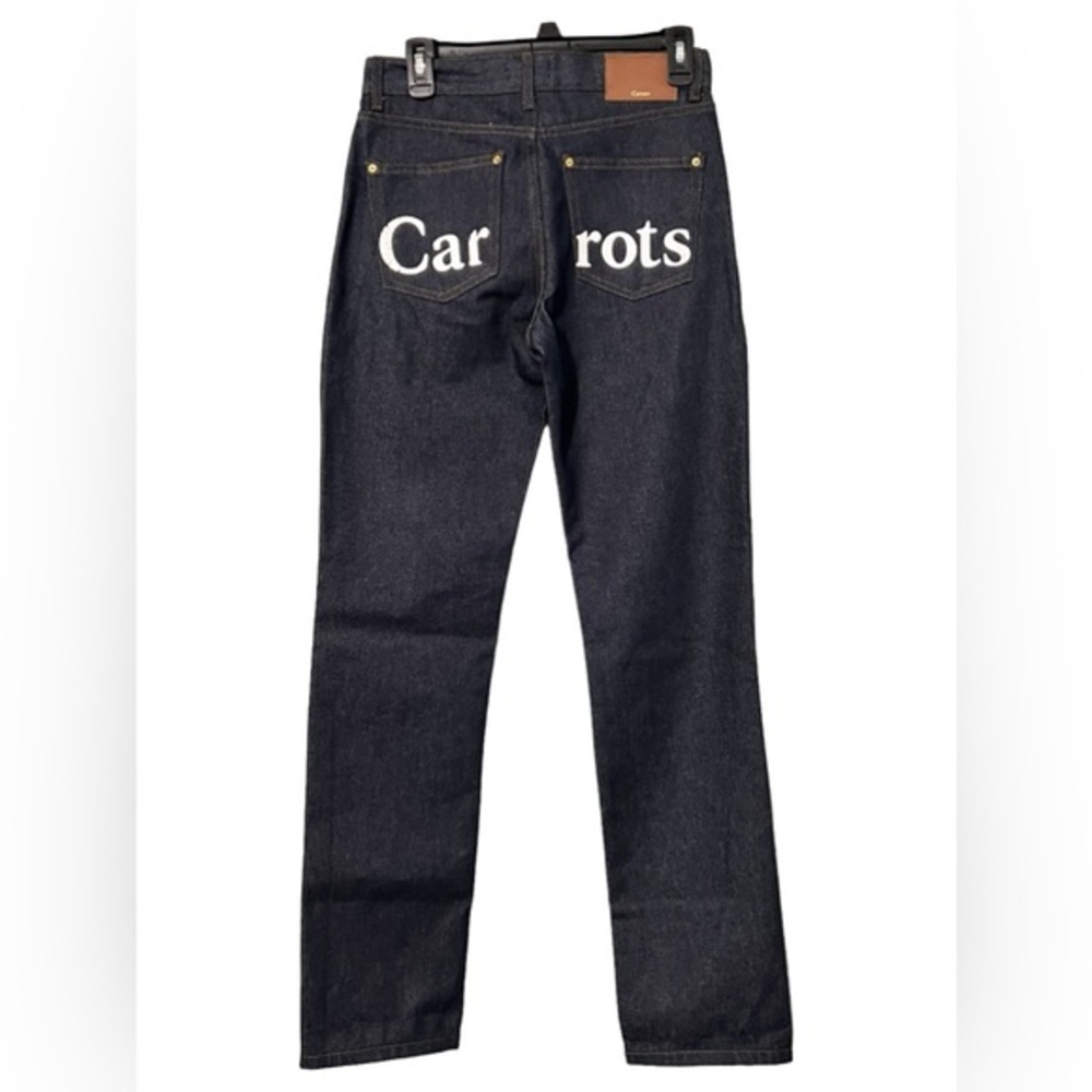 Carrots‎ By Anwar Carrots Men's Wordmark Straight Leg Indigo Denim Jeans size 30